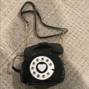 Black and Gold Vintage Telephone Bag